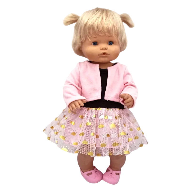 40cm Baby Dolls Clothes Coat 16 Inch Nenuco Ropa Y Su Hermanita Children Girl's Gift Toys Wears