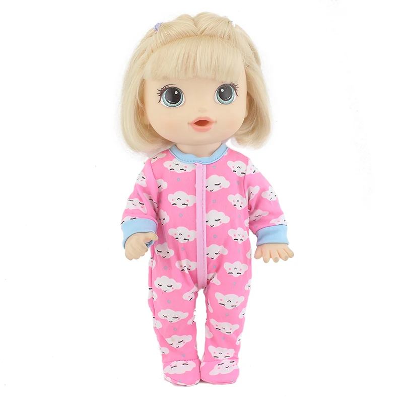 New top suit for 12 Inch 30CM baby alive doll Toys Crawling Doll accessories