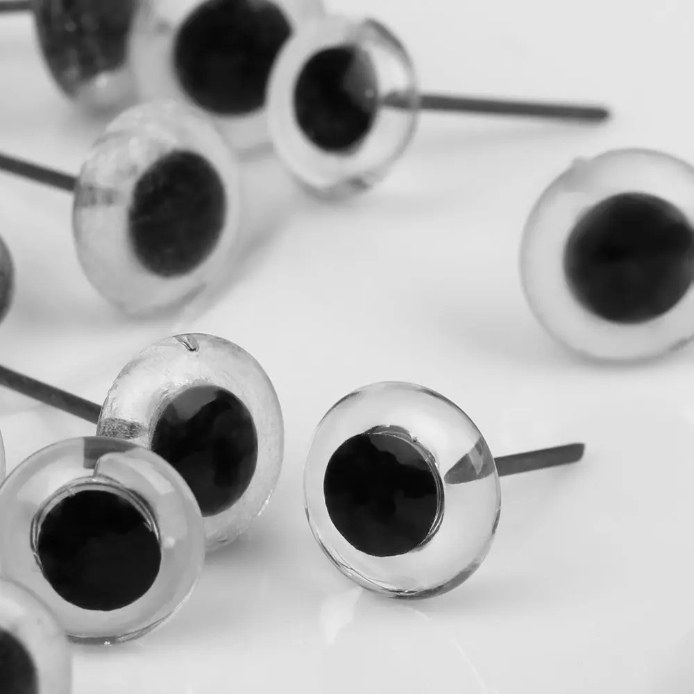 20Pcs Transparent Needle Felting Eyes Doll Glass Eyes For DIY Bears Animals Kids Toys Accessories 3/4/5/6/7/8/9/10mm