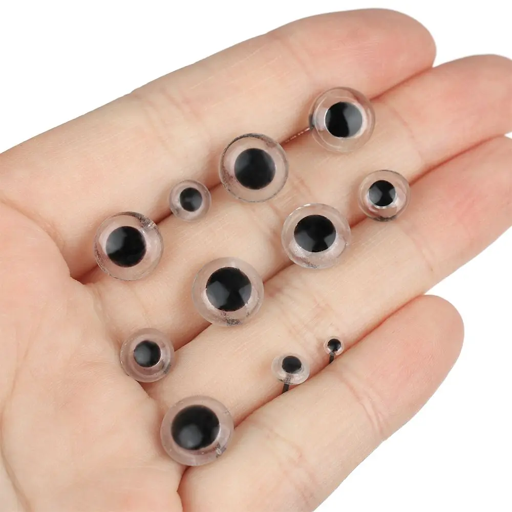 20Pcs Transparent Needle Felting Eyes Doll Glass Eyes For DIY Bears Animals Kids Toys Accessories 3/4/5/6/7/8/9/10mm