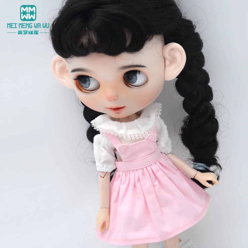 28-30cm Blyth Doll Clothes Fashion Shirts, T-Shirts, Denim Skirts Shoes for Azone OB FR Girl Toys Gift