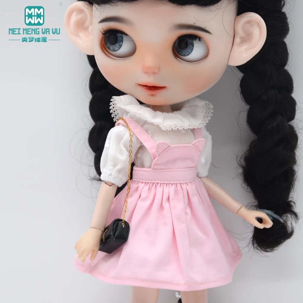 28-30cm Blyth Doll Clothes Fashion Shirts, T-Shirts, Denim Skirts Shoes for Azone OB FR Girl Toys Gift