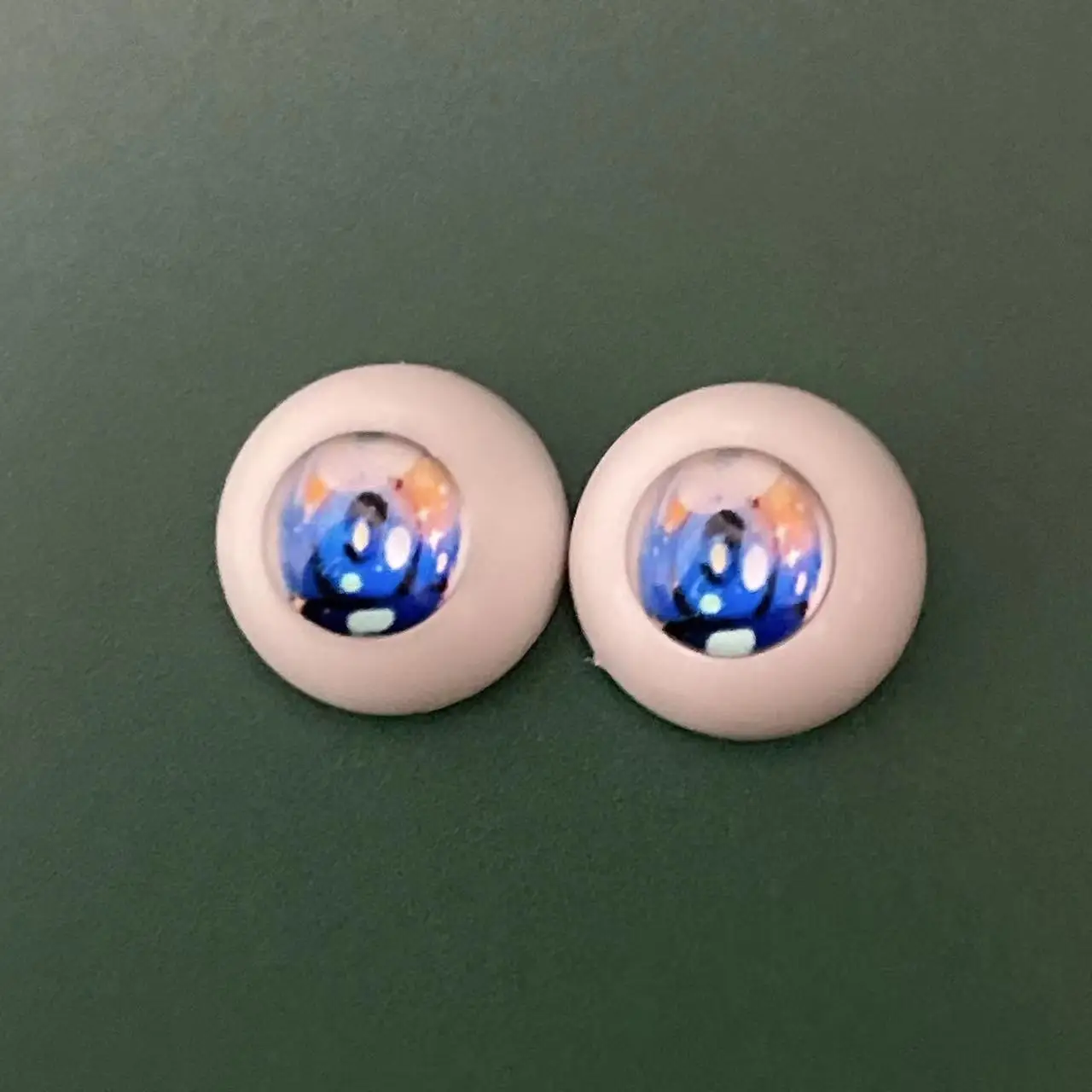 2 Pairs Eyeball 12mm/14mm Cartoon Eyeball DIY Toy Eye Plush Animal Eye Accessories Doll Eyeball BJD Eyes