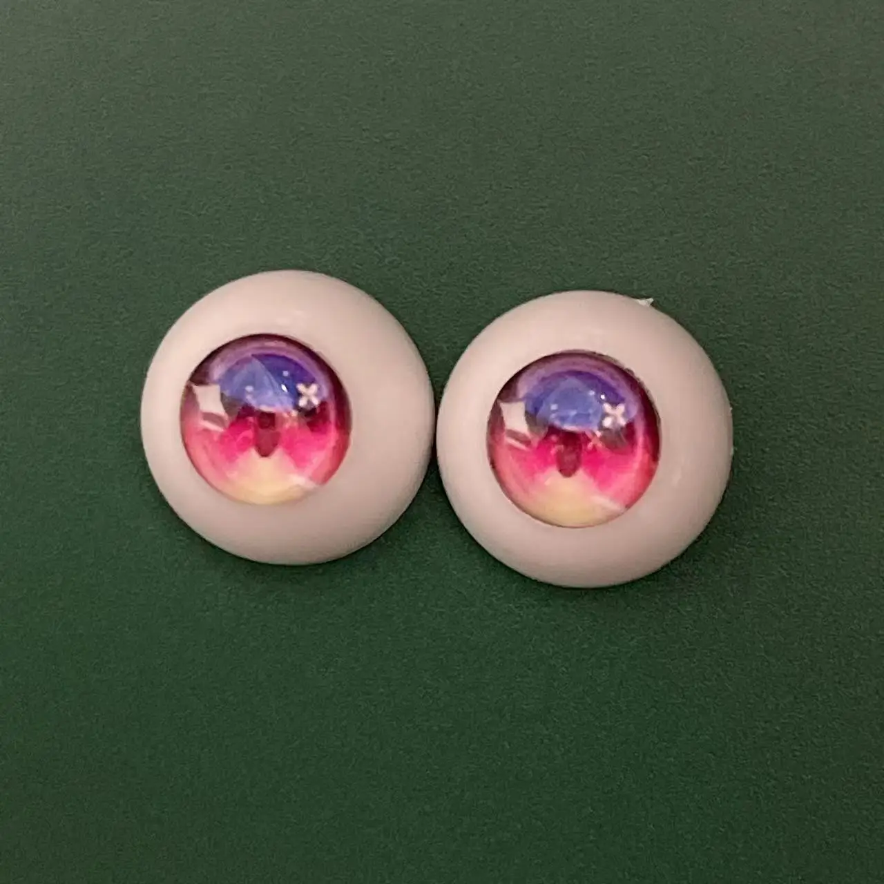 2 Pairs Eyeball 12mm/14mm Cartoon Eyeball DIY Toy Eye Plush Animal Eye Accessories Doll Eyeball BJD Eyes