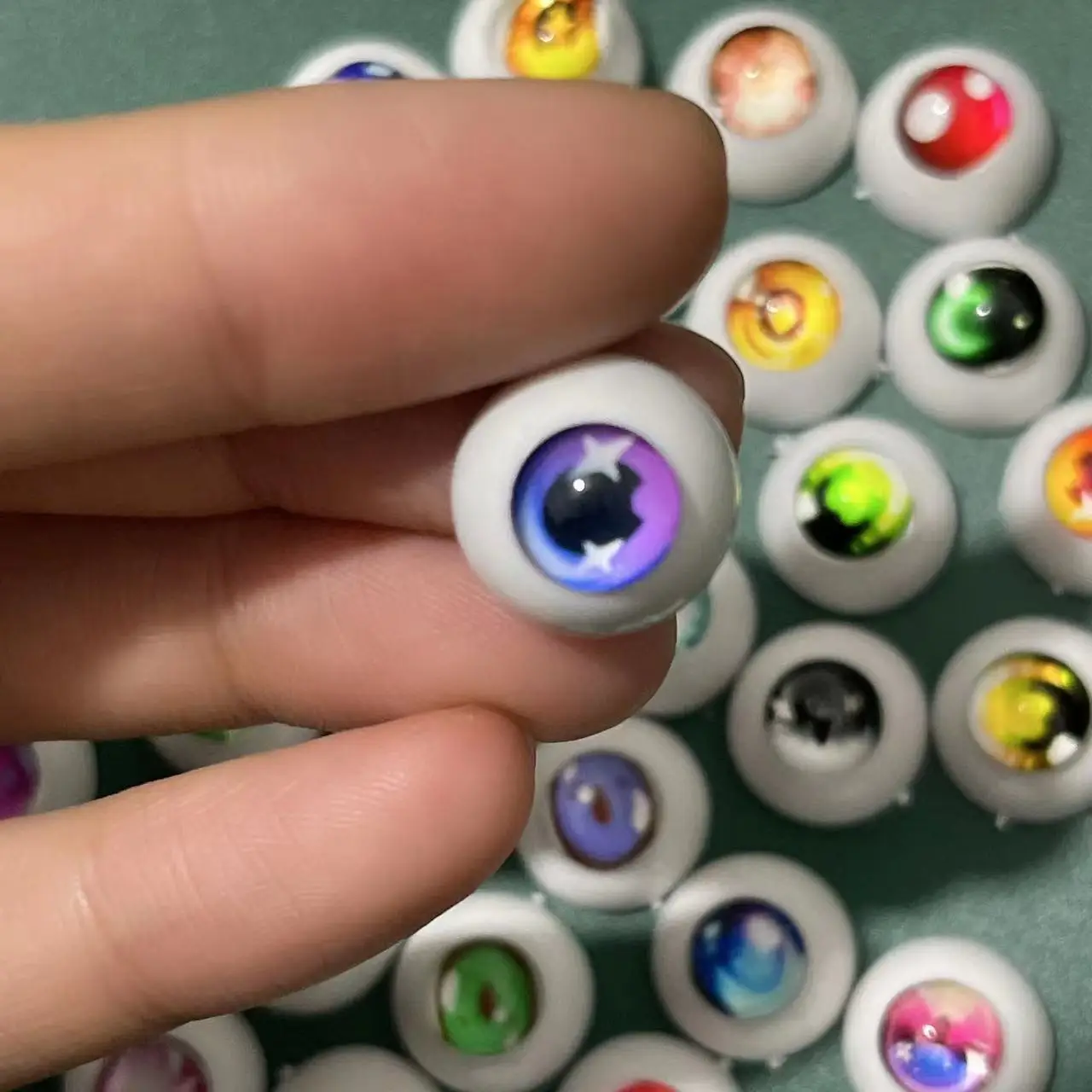 2 Pairs Eyeball 12mm/14mm Cartoon Eyeball DIY Toy Eye Plush Animal Eye Accessories Doll Eyeball BJD Eyes