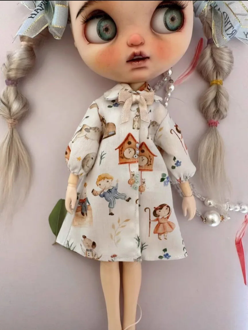 2023 Promotional Price Blythe Clothes Skirt Dress 1/6 30cm Anime Girl (Fit for Pullip, Ob24, Licca)