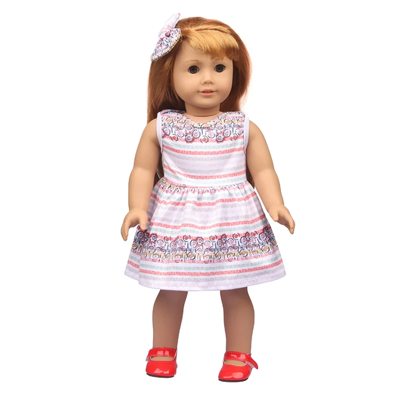 18 Inch American Doll Grl's Fashion Dress Clothes Doughnut Ballet Dancer Suspender Skirt Doll Clothes For 43cm Baby New Born Toy