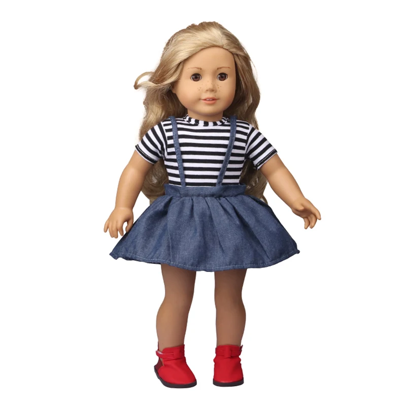 18 Inch American Doll Grl's Fashion Dress Clothes Doughnut Ballet Dancer Suspender Skirt Doll Clothes For 43cm Baby New Born Toy