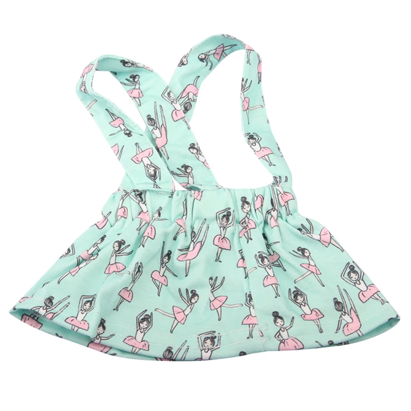 18 Inch American Doll Grl's Fashion Dress Clothes Doughnut Ballet Dancer Suspender Skirt Doll Clothes For 43cm Baby New Born Toy