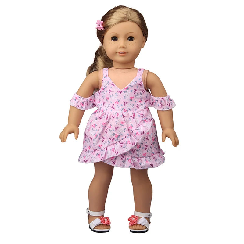 18 Inch American Doll Grl's Fashion Dress Clothes Doughnut Ballet Dancer Suspender Skirt Doll Clothes For 43cm Baby New Born Toy