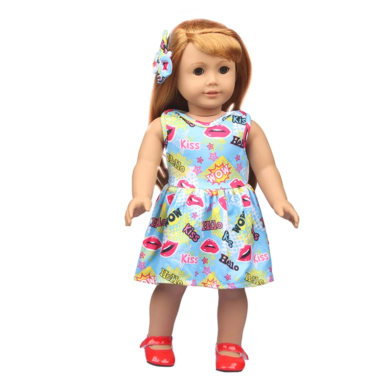 18 Inch American Doll Grl's Fashion Dress Clothes Doughnut Ballet Dancer Suspender Skirt Doll Clothes For 43cm Baby New Born Toy