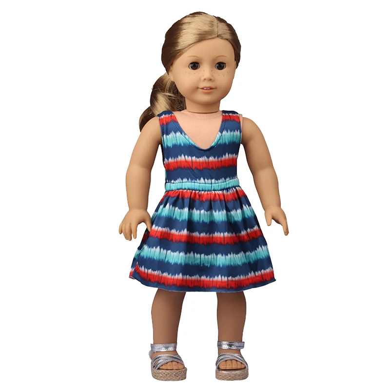 18 Inch American Doll Grl's Fashion Dress Clothes Doughnut Ballet Dancer Suspender Skirt Doll Clothes For 43cm Baby New Born Toy
