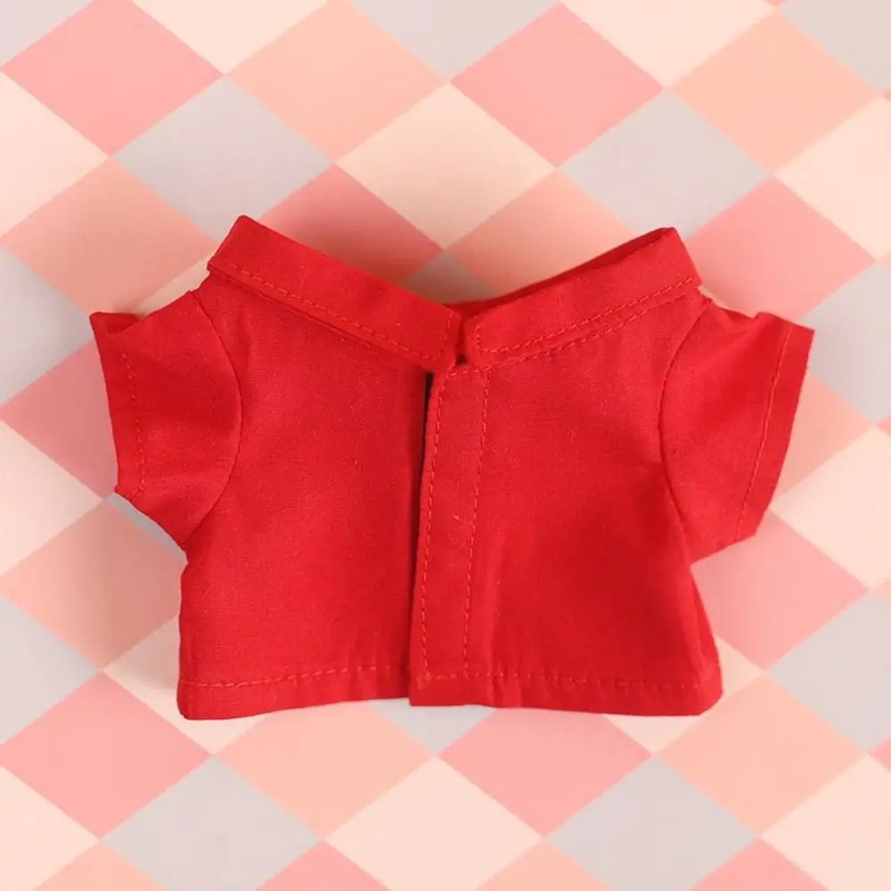 New Fashion Doll Clothes For 10/15/20cm Doll T-shirt Multicolors Doll Hoodies Cute Doll Outfit DIY Doll Accessories