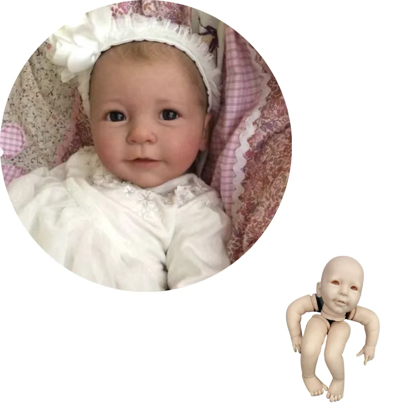 16Inch Kit Little Lisa Reborn Baby Doll Kit Baby Molds Blank Unpainted Unassembled Kit Reborn Baby Doll Kit Blank Parts