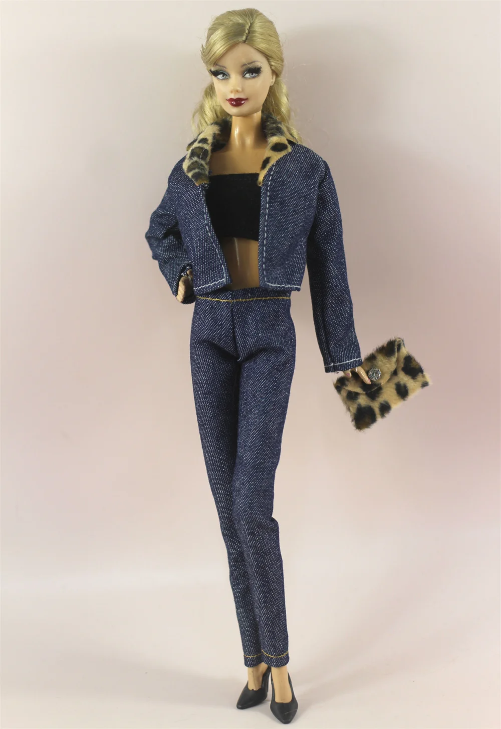 Handmade BABI CLOTHES Leather Clothing Outfit for 11.5 inch 30cm Doll Clothes Many Style Gifts for BABI Doll Accessories 06