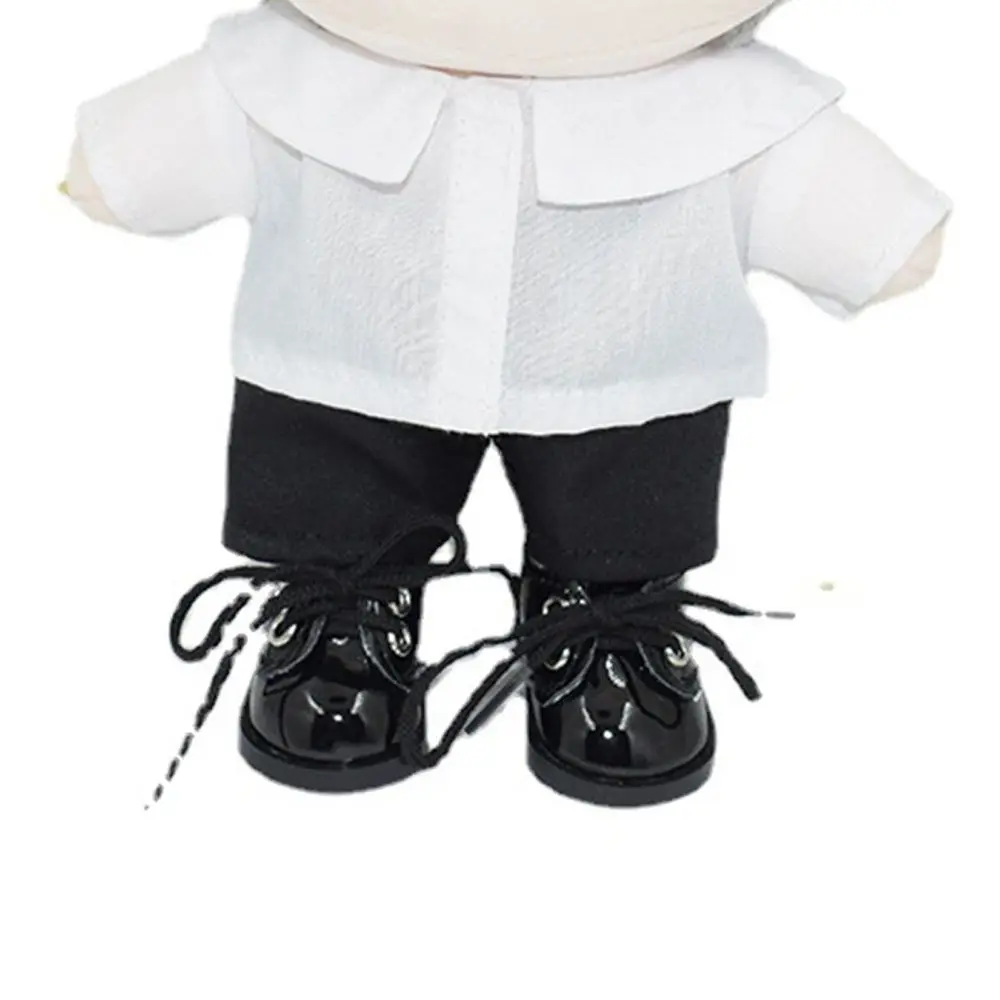 1PC Cotton Doll Shirt Pants For 20 cm American Doll Cute Mini Clothes Collar Coat Star Doll Clothes Suit Doll Accessories