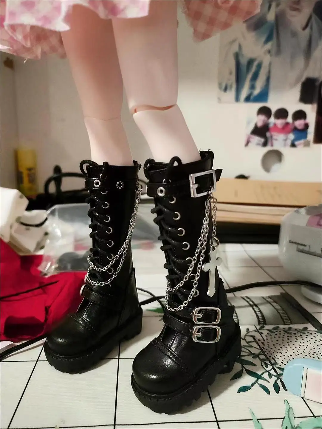 1/4 1/3 Doll's Shoes for 45/60cm Bjd Doll ,high Bond Shoes/boots/sneakers/strap Shoes Toys Dress Up Play House Doll Accessoris