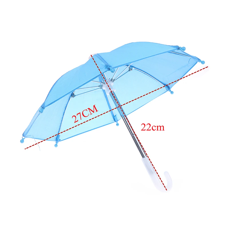 1Pc Baby Doll Rain Gear Toy Umbrella Mini Umbrella Doll Accessories Children Multicolor Toy Clothing Decoration