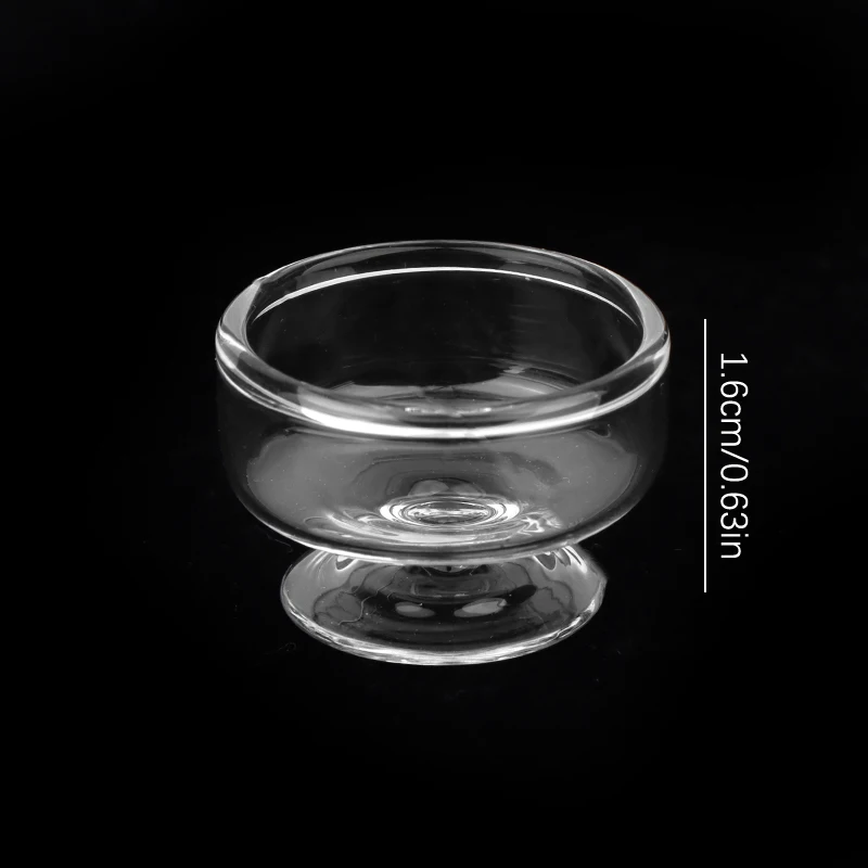 1:12 Dollhouse Miniature Glass Vase Dessert Cup Wine Bottle Wishing Bottle W/Corked Home Decor Toy Doll House Accessories
