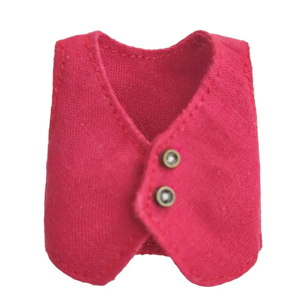 Ob11 Doll Clothes Fashion Tops Gentleman's Vest Boys Girls Casual Wear Shirts Obitsu 11 Dolls Accessories Kids Toys