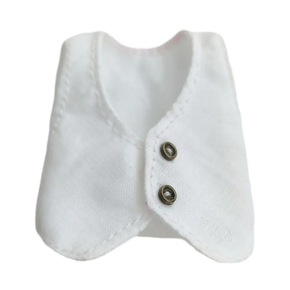 Ob11 Doll Clothes Fashion Tops Gentleman's Vest Boys Girls Casual Wear Shirts Obitsu 11 Dolls Accessories Kids Toys