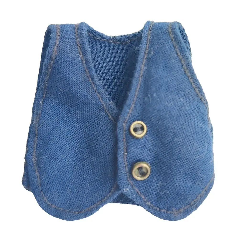 Ob11 Doll Clothes Fashion Tops Gentleman's Vest Boys Girls Casual Wear Shirts Obitsu 11 Dolls Accessories Kids Toys