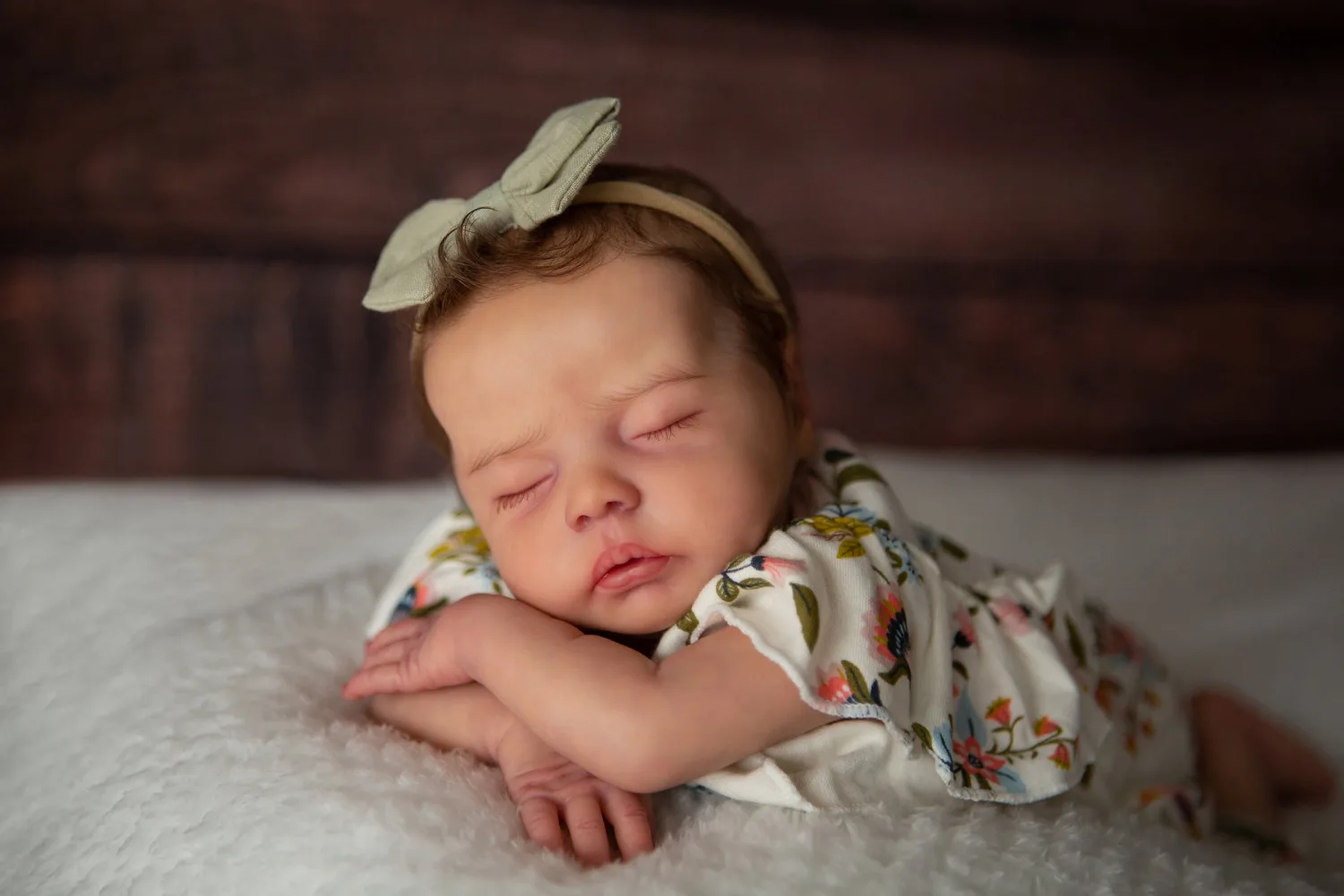 18inches Reborn Kit Delilah Newborn Sleeping Baby Unfinished Unpainted Doll Parts Reborn Vinyl Doll Kit Bebé Reborn