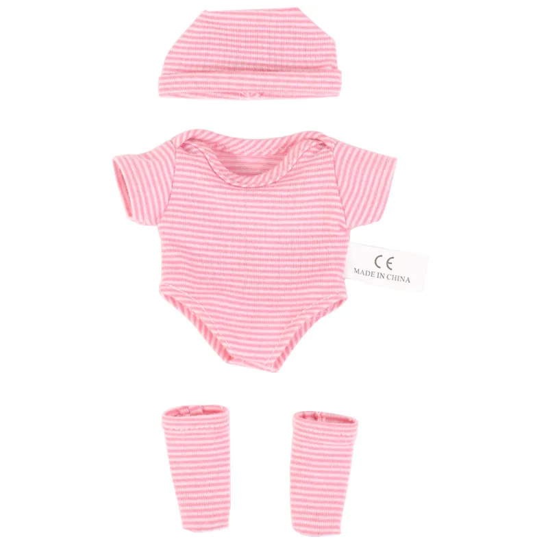 Doll Clothes for 20cm Newborn Baby Dolls DIY Toy Doll Accessories Suitable for 8inch Reborn Doll Sweater Jumpsuit Doll Clothes