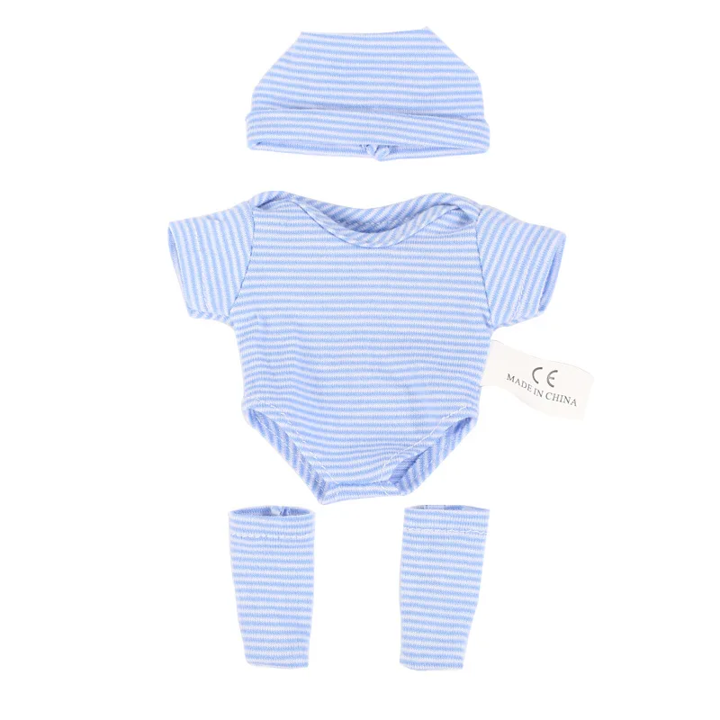 Doll Clothes for 20cm Newborn Baby Dolls DIY Toy Doll Accessories Suitable for 8inch Reborn Doll Sweater Jumpsuit Doll Clothes