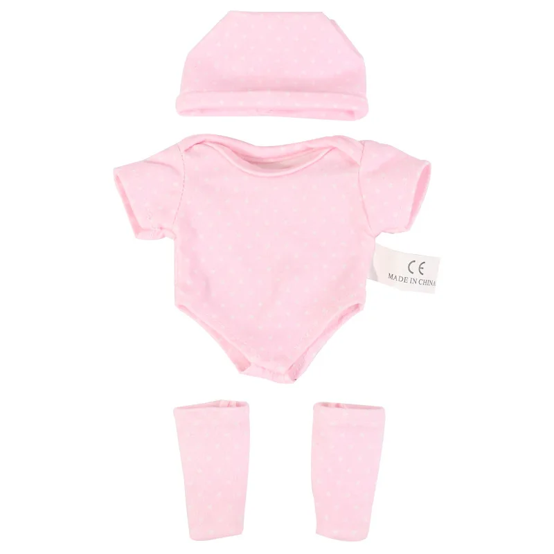 Doll Clothes for 20cm Newborn Baby Dolls DIY Toy Doll Accessories Suitable for 8inch Reborn Doll Sweater Jumpsuit Doll Clothes