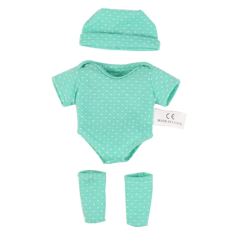 Doll Clothes for 20cm Newborn Baby Dolls DIY Toy Doll Accessories Suitable for 8inch Reborn Doll Sweater Jumpsuit Doll Clothes