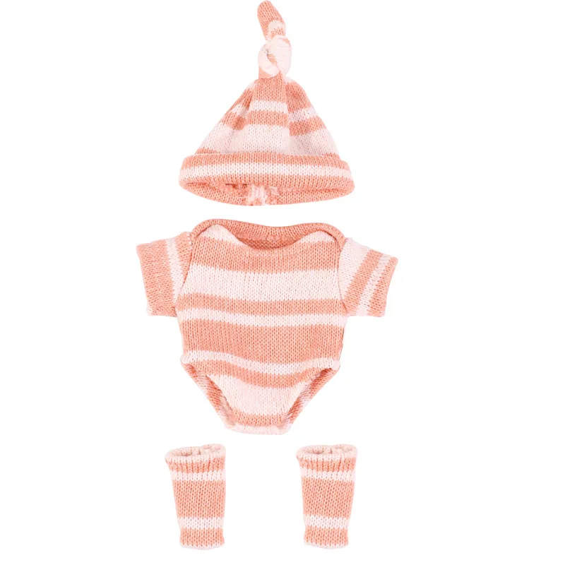 Doll Clothes for 20cm Newborn Baby Dolls DIY Toy Doll Accessories Suitable for 8inch Reborn Doll Sweater Jumpsuit Doll Clothes
