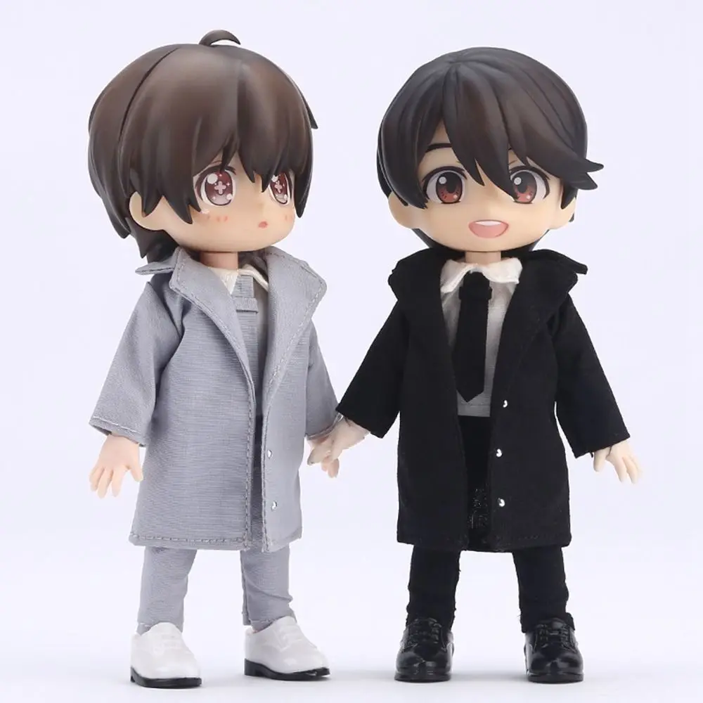 Fashion Clothes Trousers For 1/11 OB11 Dolls 1/12 Bjd Doll Clothes Denim Pants DIY Obitsu 11 Doll Clothes Accessories Toys