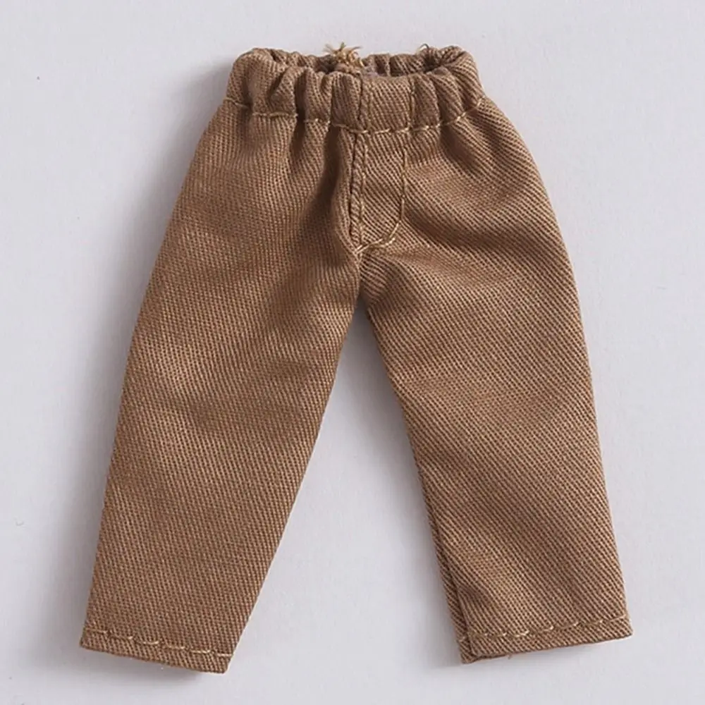 Fashion Clothes Trousers For 1/11 OB11 Dolls 1/12 Bjd Doll Clothes Denim Pants DIY Obitsu 11 Doll Clothes Accessories Toys