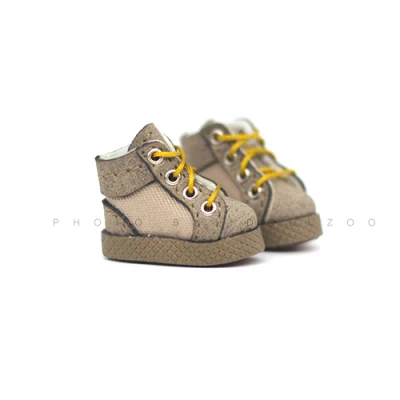 OB11 doll shoes are suitable for 1/12 size fashion joker outdoor style leisure camouflage board shoes black white brown so on