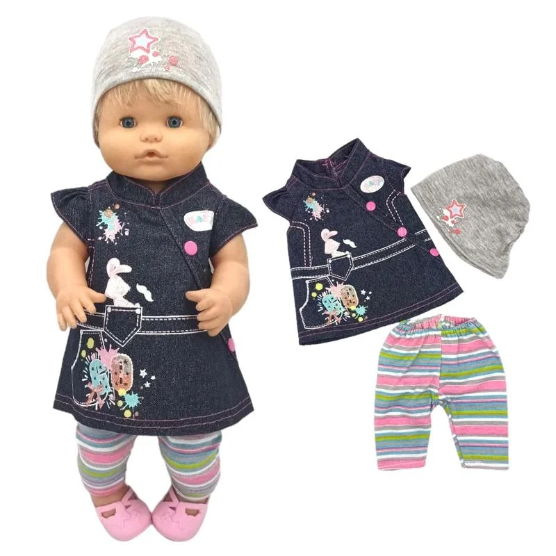 Nenuco Baby Doll Clothes Sweater Hat Scarf Ropa Y Su Hermanita 40cm Baby Doll Outwear Winter Warm Set