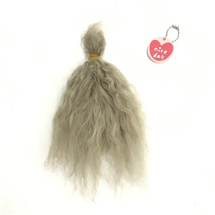 100% Pure Mohair Reborn Baby Doll Hair Doll Wigs Premium Mohair 6 grams/ Bag A Little Curly Doll Hair Diy Doll Accessories .