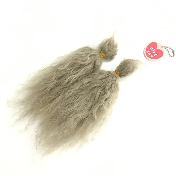100% Pure Mohair Reborn Baby Doll Hair Doll Wigs Premium Mohair 6 grams/ Bag A Little Curly Doll Hair Diy Doll Accessories .