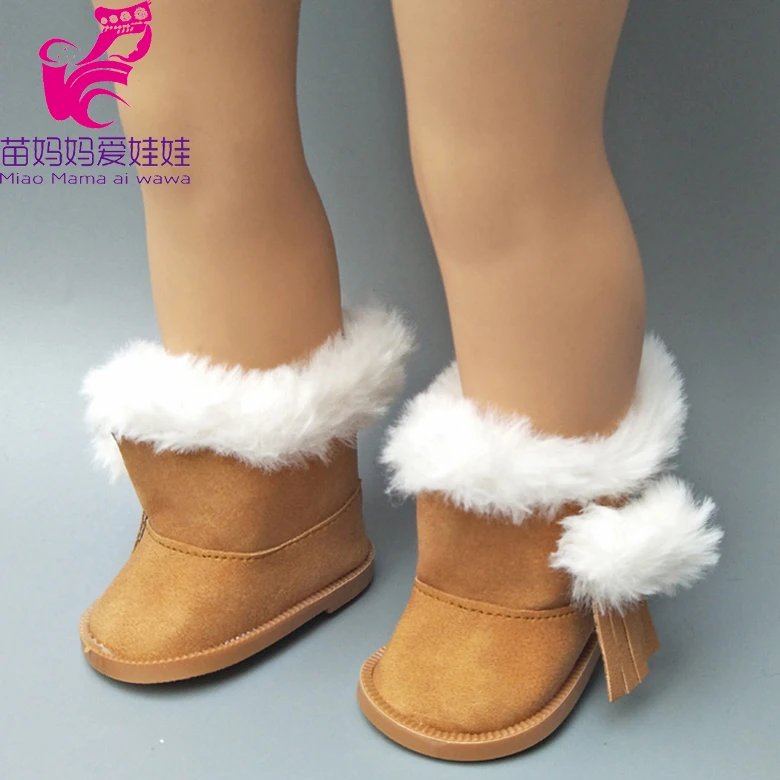 7.5CM shoes For 43 cm baby Dolls Shoes white sneackers fits For 18 " Girl Doll casual shoes Toy Boots Doll Accessories