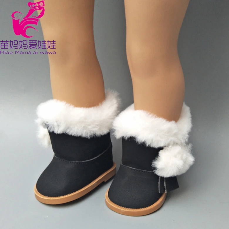7.5CM shoes For 43 cm baby Dolls Shoes white sneackers fits For 18 " Girl Doll casual shoes Toy Boots Doll Accessories