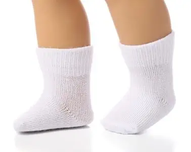 7.5CM shoes For 43 cm baby Dolls Shoes white sneackers fits For 18 " Girl Doll casual shoes Toy Boots Doll Accessories