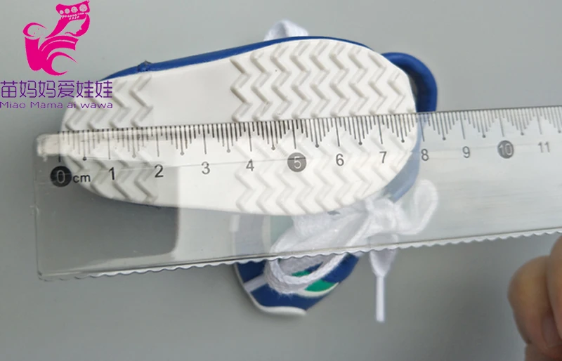 7.5CM shoes For 43 cm baby Dolls Shoes white sneackers fits For 18 " Girl Doll casual shoes Toy Boots Doll Accessories