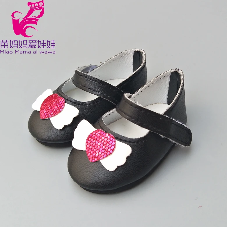 7.5CM shoes For 43 cm baby Dolls Shoes white sneackers fits For 18 " Girl Doll casual shoes Toy Boots Doll Accessories