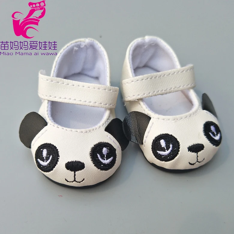 7.5CM shoes For 43 cm baby Dolls Shoes white sneackers fits For 18 " Girl Doll casual shoes Toy Boots Doll Accessories