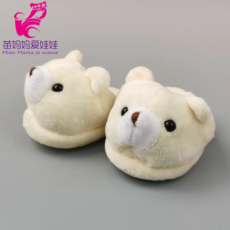 7.5CM shoes For 43 cm baby Dolls Shoes white sneackers fits For 18 " Girl Doll casual shoes Toy Boots Doll Accessories