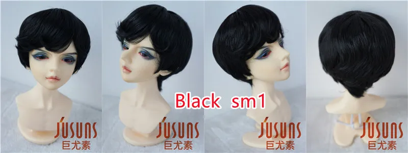 Jusuns QBaby Hair D28053 23-25CM 9-10 inch 10-11 inch BJD Wigs Enfant Soft Synthetic Mohair Doll Wigs Blythes Doll Accessories