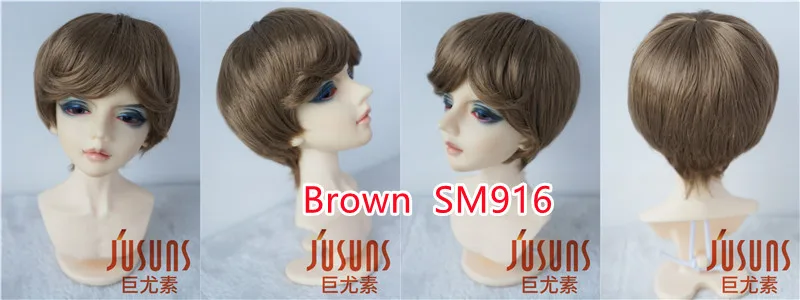 Jusuns QBaby Hair D28053 23-25CM 9-10 inch 10-11 inch BJD Wigs Enfant Soft Synthetic Mohair Doll Wigs Blythes Doll Accessories