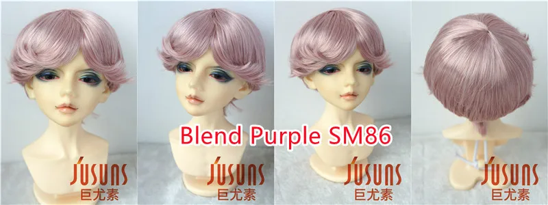 Jusuns QBaby Hair D28053 23-25CM 9-10 inch 10-11 inch BJD Wigs Enfant Soft Synthetic Mohair Doll Wigs Blythes Doll Accessories