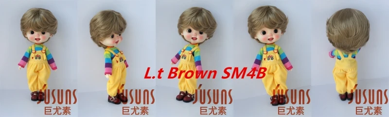 Jusuns QBaby Hair D28053 23-25CM 9-10 inch 10-11 inch BJD Wigs Enfant Soft Synthetic Mohair Doll Wigs Blythes Doll Accessories