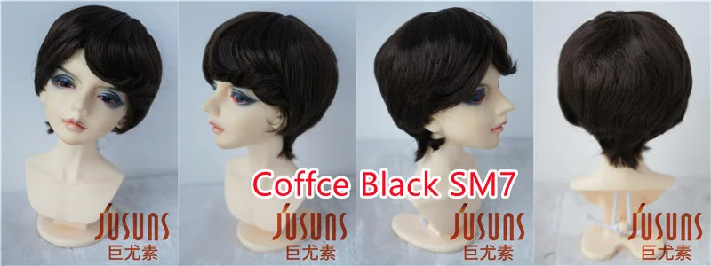 Jusuns QBaby Hair D28053 23-25CM 9-10 inch 10-11 inch BJD Wigs Enfant Soft Synthetic Mohair Doll Wigs Blythes Doll Accessories